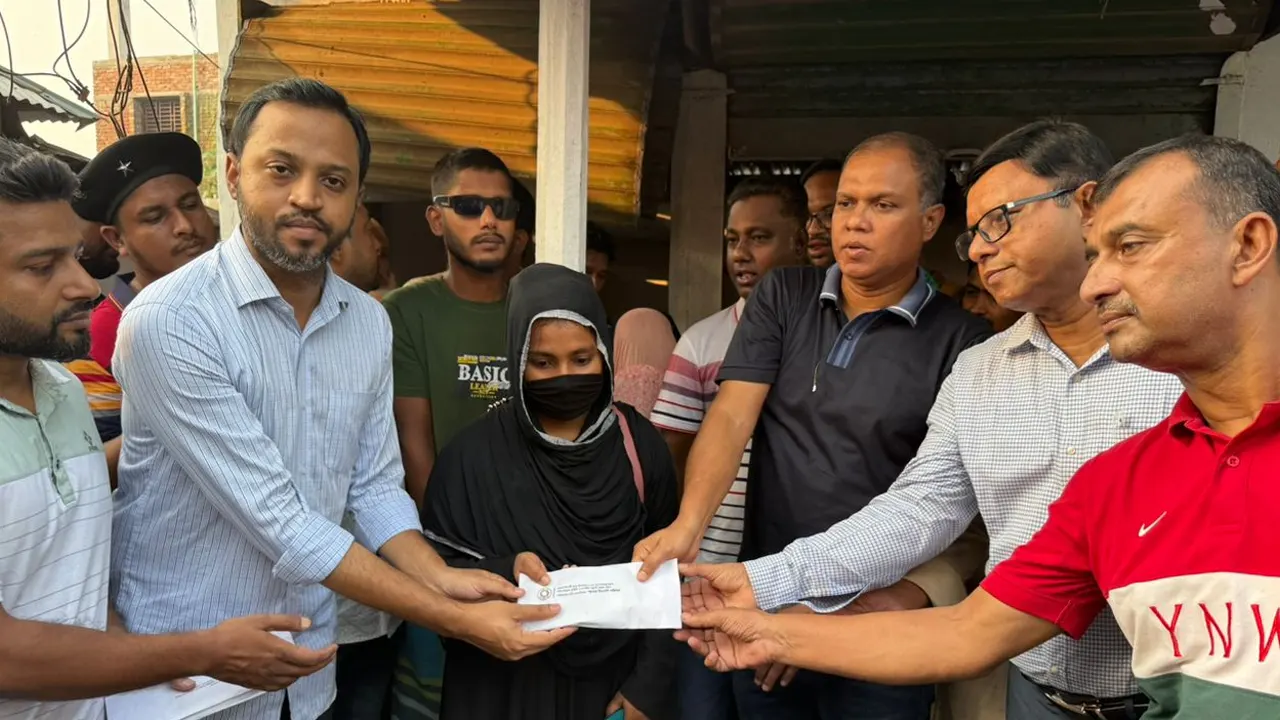 গণআন্দোলনে শহীদ পরিবারের পাশে তারেক রহমান